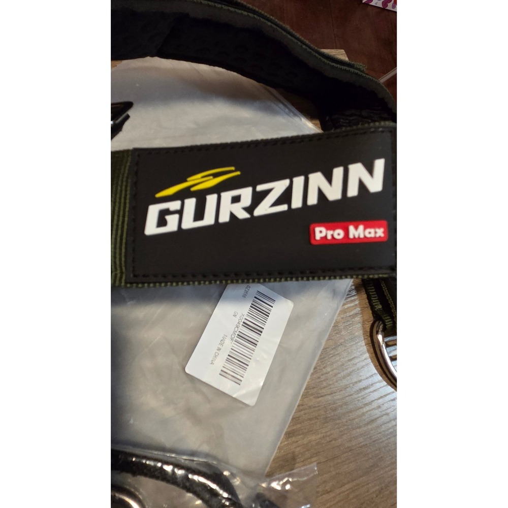 Gurzinn Pro Max Neck Harness Weightlifting Strength Training Olive Green NEW - Picture 4 of 5